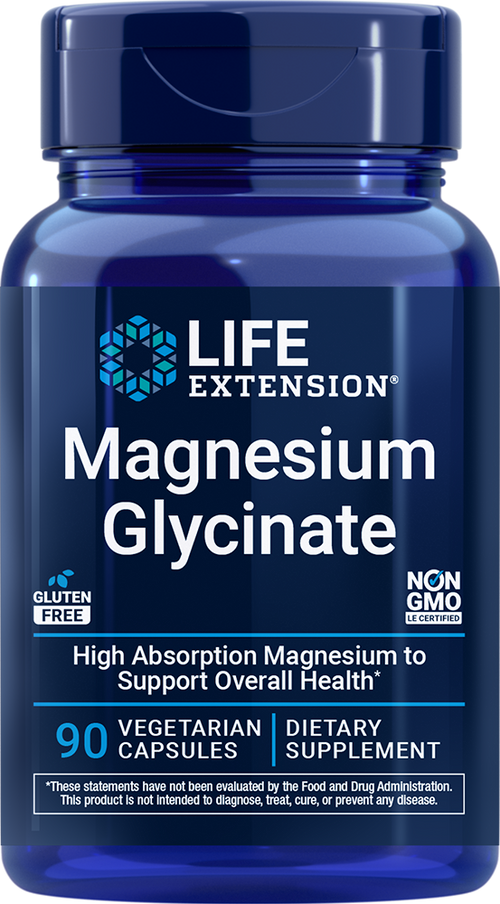 Life Extension Magnesium Glycinate 90 Veg Capsules