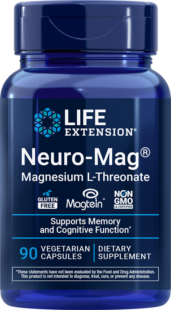 Life Extension Neuro-Mag Magnesium L-Threonate 90 Veg Capsules