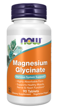 NOW Foods Magnesium Glycinate 100 mg 90 Tablets